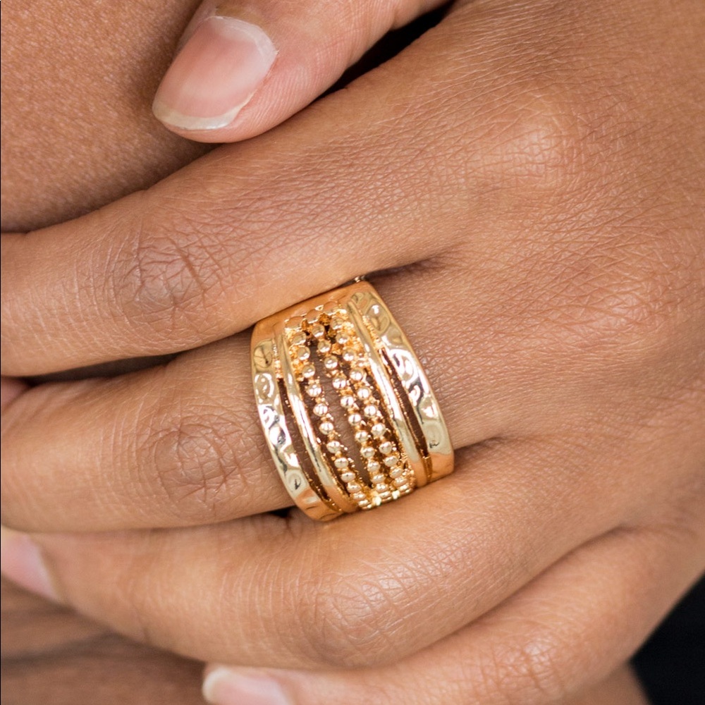 Gold Adjustable Ring